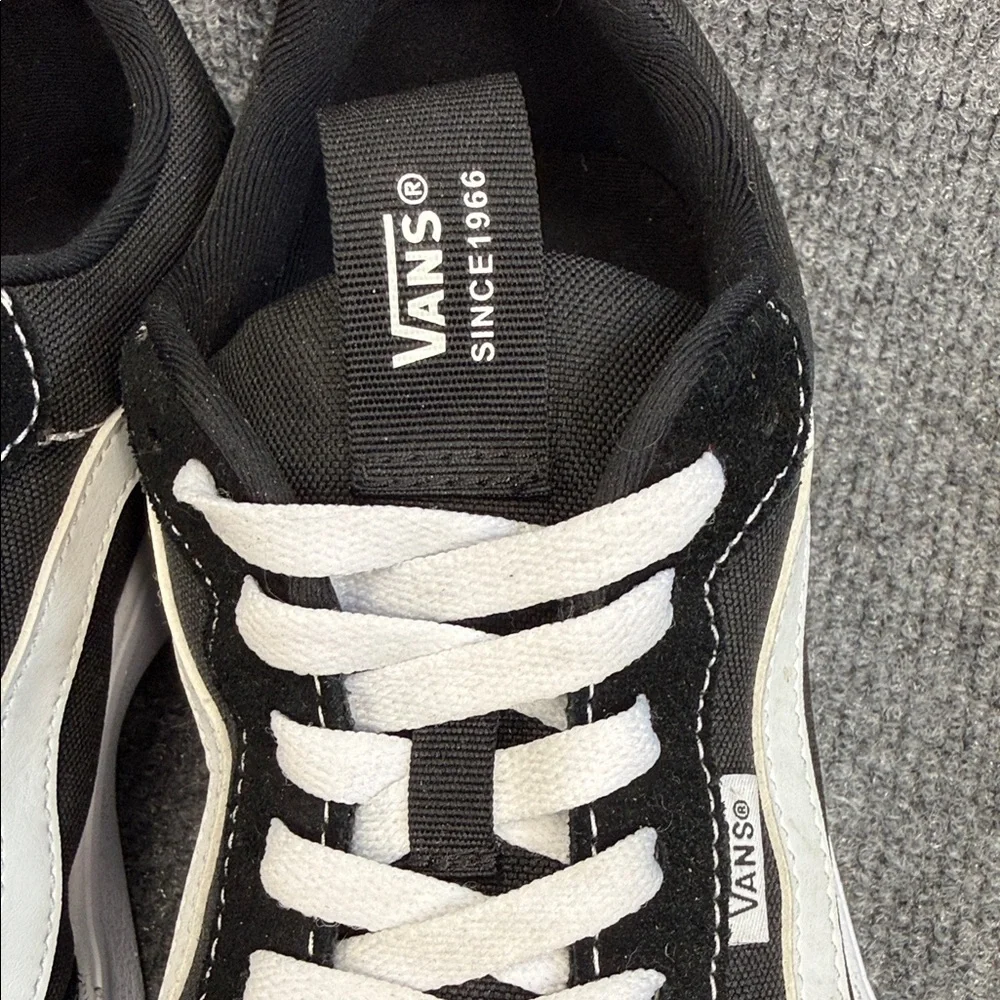 Vans Range EXP Black & White Men's Low-Top Sneakers Size 10.5 - Picture 7 of 12